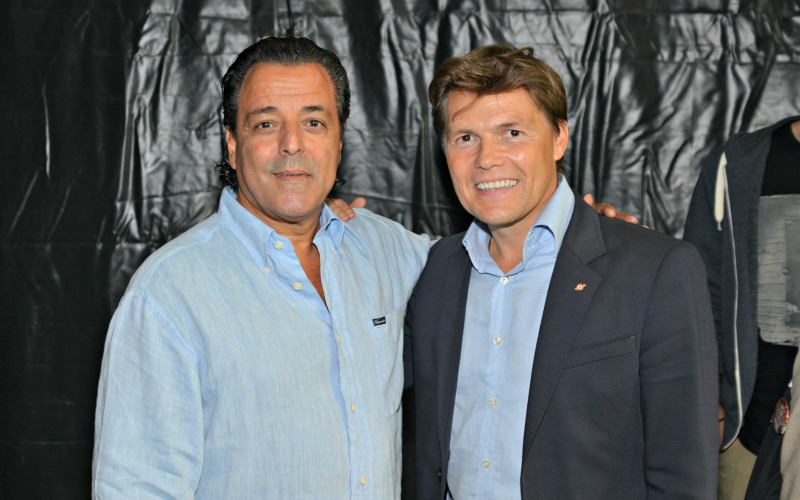 Chico et David Bailleul lors de la fête de la nature 2014