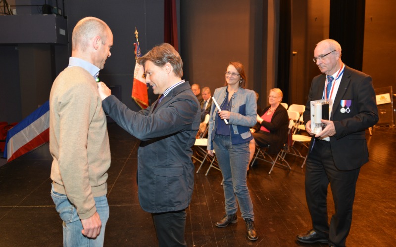 Remise de médailles du travail 2014