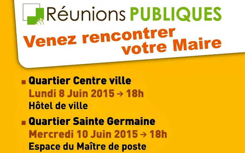 Réunions publiques 2015