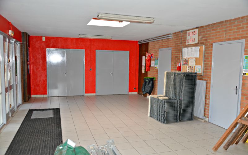 travaux de peinture salle Faber août 2015
