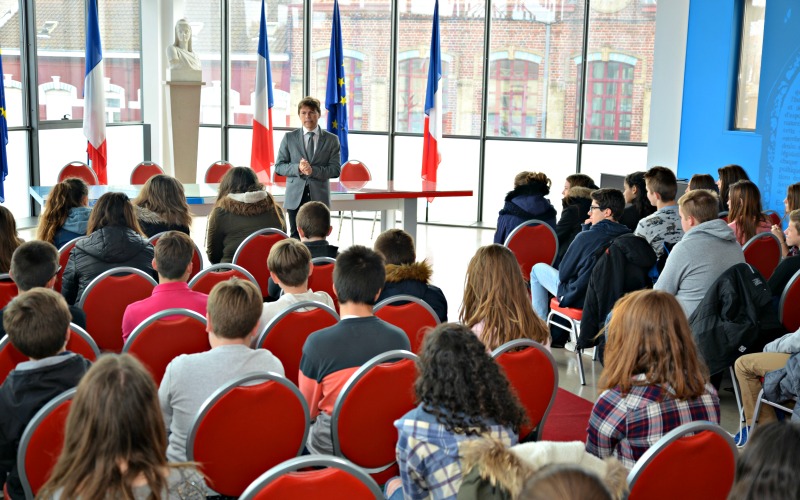 Réception des correspondants de Madrid du Collège De La Salle 27 avril 2016