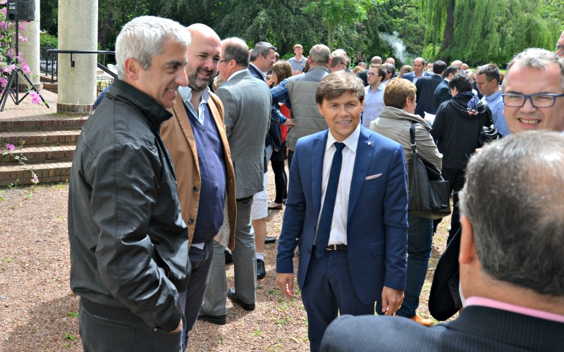 Barbecue des entreprises avec M.Le Maire au Château Lesieur juin 2016