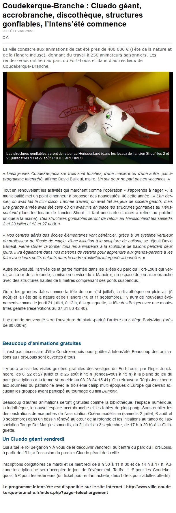 vdn hérissonland intens'été