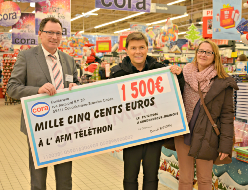 1500 euros reversés au profit du combat contre la myopathie