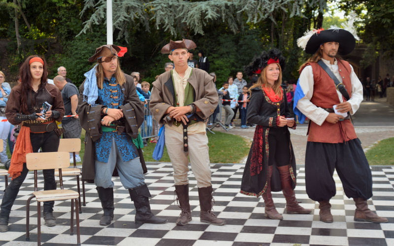 Cluedo géant parc du fort louis 2017