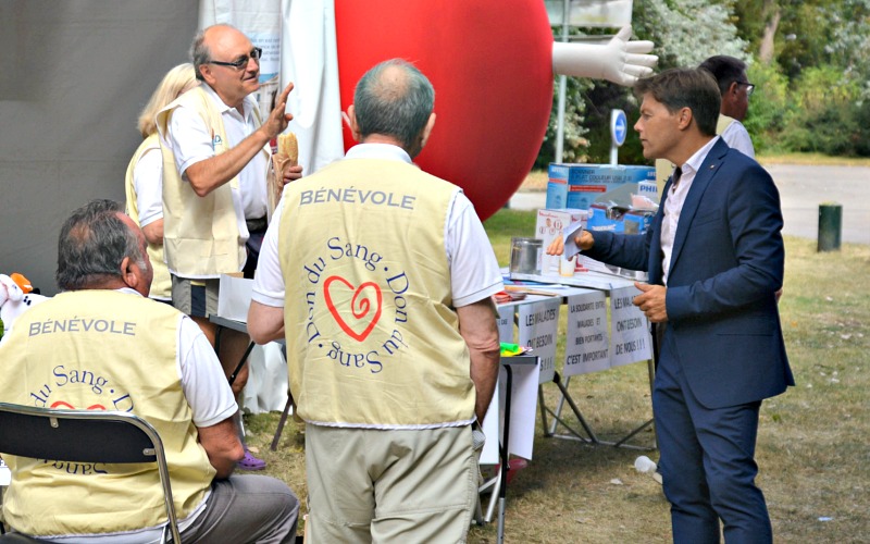fête de la nature 2017 don du sang stand