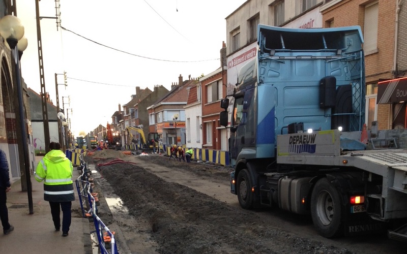chantier rue ghesquière voirie 2017