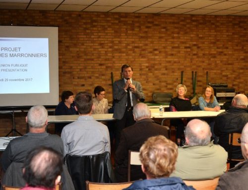 Réunion publique pour présenter aux riverains le futur square des marronniers