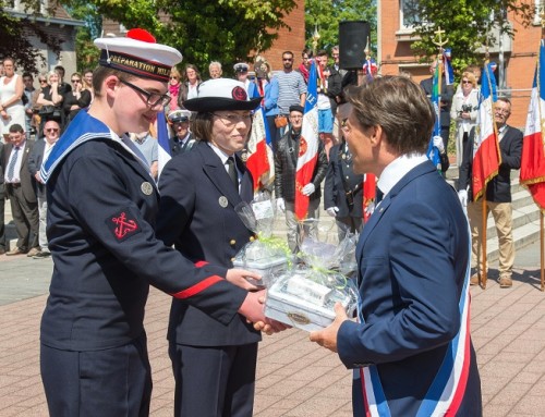 Très belle cérémonie de remise des insignes aux jeunes marins de la préparation militaire marine