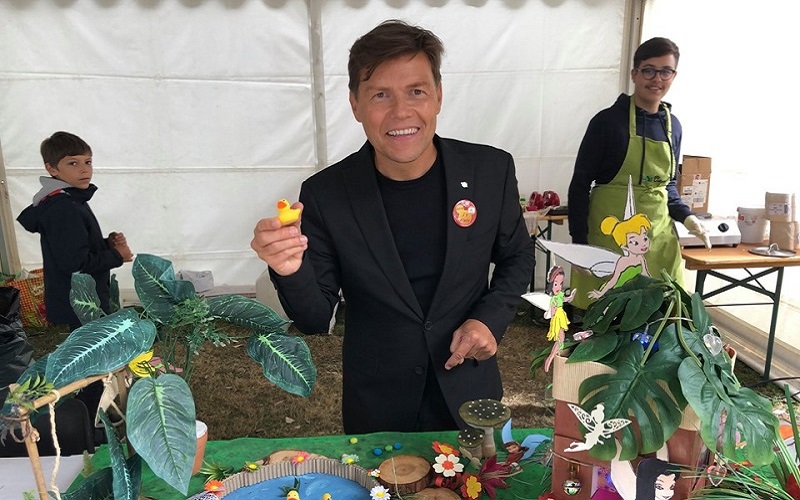 Belle maquette réalisée par les enfants fréquentant la maison de quartier du Vieux-Coudekerque