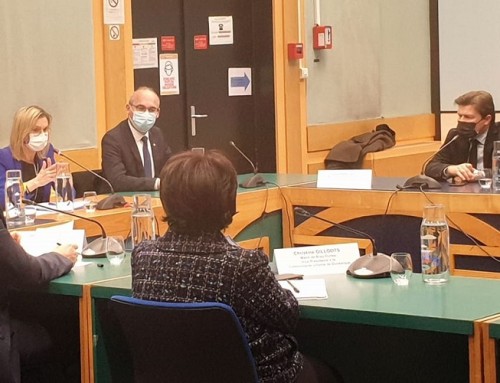 Conférence des maires avec la ministre en charge de l’industrie madame Agnès Pannier-Runacher