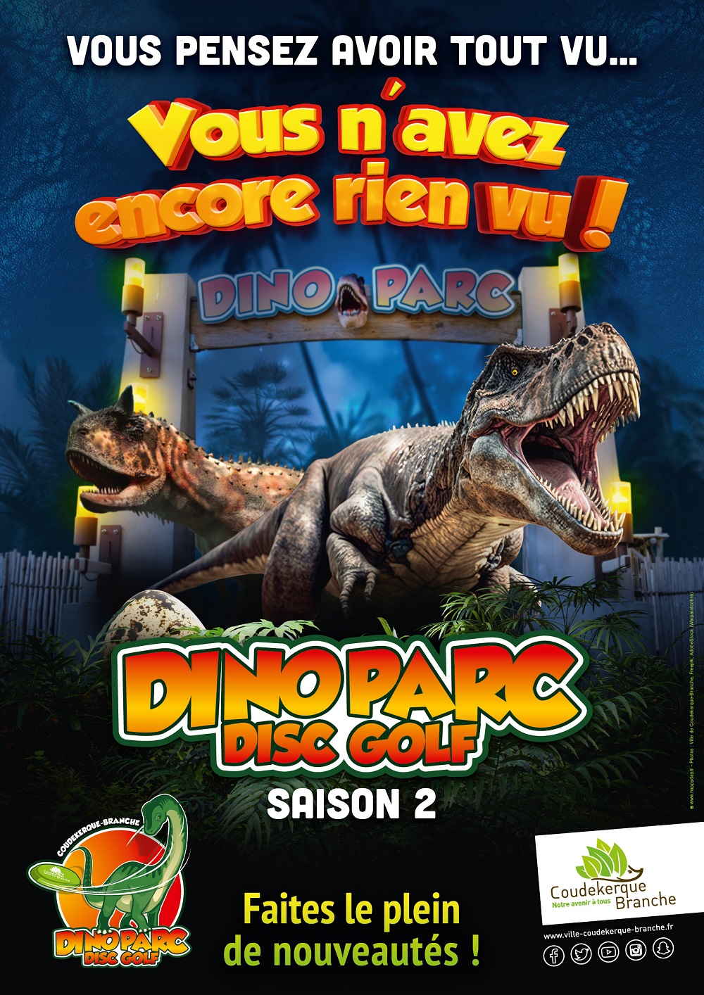 Le Dino Parc Disc Golf - Ville de Coudekerque-Branche