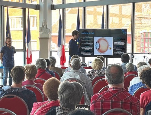 Belle audience pour la conférence de nos ophtalmologues