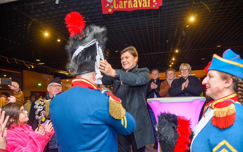 Moment d’émotion avec notre tambour-major, le grand Christophe