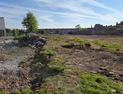 Le terrain est prêt à accueillir le village des générations