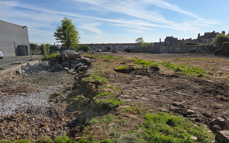 Le terrain est prêt à accueillir le village des générations