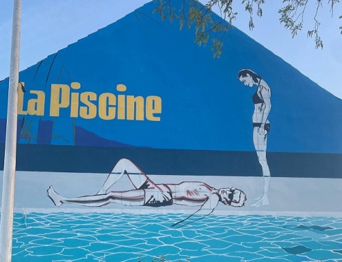Nouvelle fresque juste à côté de notre futur centre aquatique