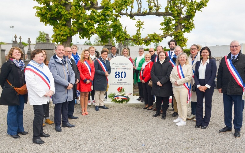 stèle commémorative 9 mai 1945