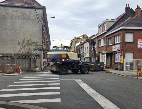 La rue du Boernhol en chantier