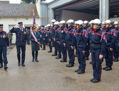 Belle cérémonie de la Sainte-Barbe à la caserne