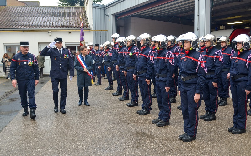 Belle cérémonie de la Sainte-Barbe à la caserne (1)
