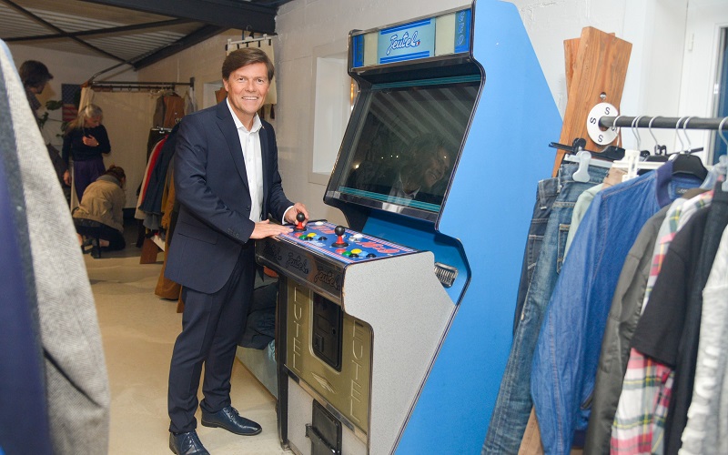 borne d’arcade à la ressourcerie coudpouce