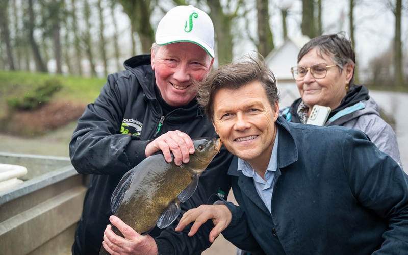 Rempoissonnement au parc du fort Louis
